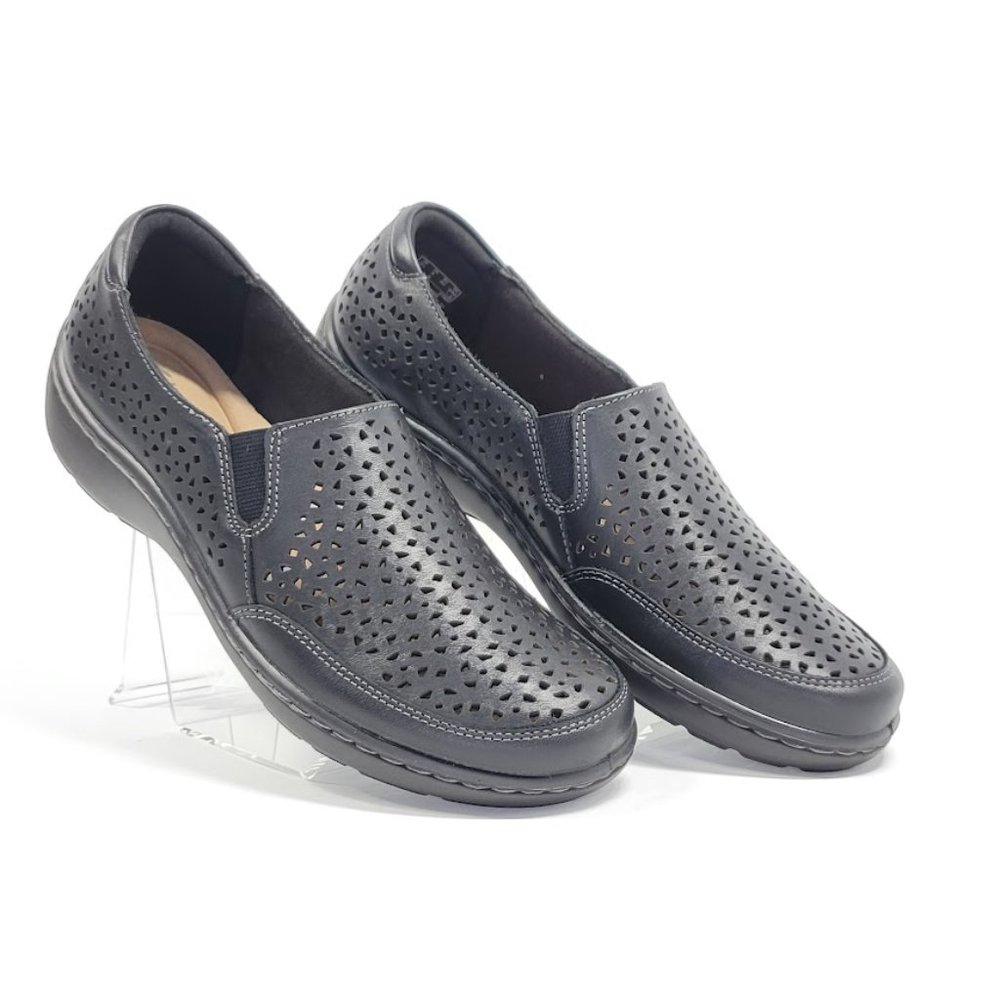 NWT- CLARKS cora sky slip-on loafer shoes Sz 8